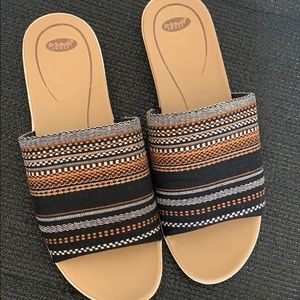 Women Multicolored Slides